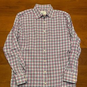 Charles Tyrwhitt Blue and Light Purple Check Dress Shirt